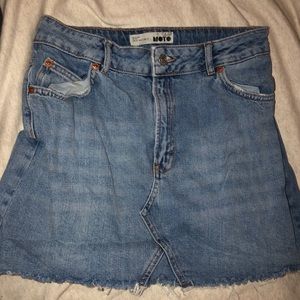 jean skirt